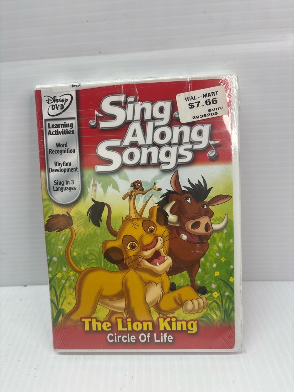 Disney Sing Along Songs: The Lion King - Circle of Life (Red Cover) Sealed DVD